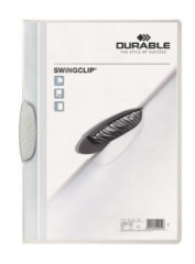Rchloviaza, s klipom, A4, DURABLE "Swingclip 30", biely