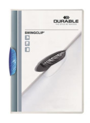 Rchloviaza, s klipom, A4, DURABLE "Swingclip 30", modr
