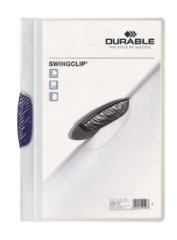 Rchloviaza, s klipom, A4, DURABLE "Swingclip 30", tmavomodr