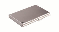 Puzdro na vizitky, kovov, 20-kusov, DURABLE "CARD BOX DUO", strieborn