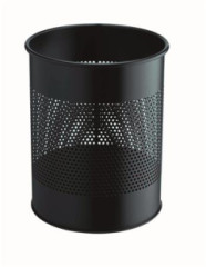 Odpadkov k, kovov, 15 l, DURABLE, ierna