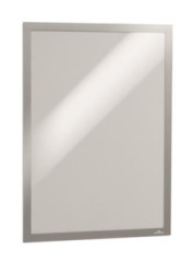 Informan panel, A3, samolepiaci, DURABLE "DURAFRAME", strieborn