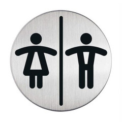 Informan piktogram, samolepiaci, DURABLE "Dmske-Pnske WC"