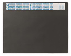 Podloka na stl, 65x52 cm, s ronm kalendrom, DURABLE, priehadn