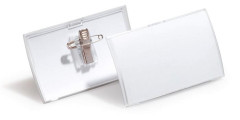 Visaka, so sponou a pendlkom, PP, 54x90 mm, DURABLE, "Click Fold"