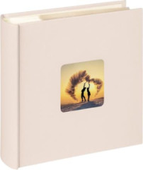 Fotoalbum, na 200 fotiek, 10x15 cm, "Walther Fun Wedding", krmovo biely