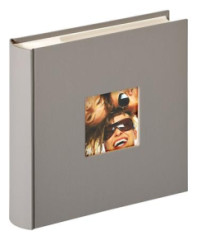 Fotoalbum, na 200 fotiek, 10x15 cm, "Walther Fun", siv