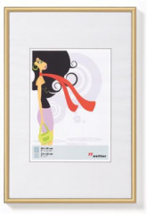 Obrazov rm, plast,  10 x15 cm, "New Lifestyle", zlat