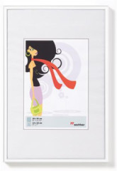Obrazov rm, plast, 10x15 cm,  "New  Lifestyle", biely