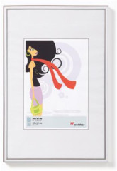 Obrazov rm, plast, 13x18 cm,  "New  Lifestyle", strieborn