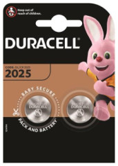 Gombkov batria, CR2025, 2 ks, DURACELL
