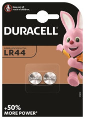 Gombkov batria, LR44, 2 ks, DURACELL
