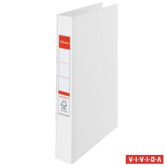 Krkov ann, 2 krky, 42 mm, A4, PP, ESSELTE "Standard", Vivida biely
