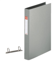 Krkov ann, 2 krky, 42 mm, A4, PP, ESSELTE "Standard", siv