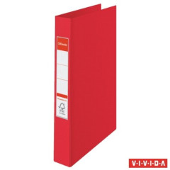 Krkov ann, 4 krky, 42 mm, A4, PP, ESSELTE "Standard", Vivida erven