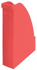 Zaklada, plastov, 78 mm, LEITZ "Recycle", erven