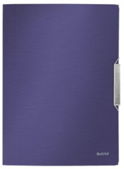 Doska s gumikou, PP, A4, LEITZ "Style", titnovo modr