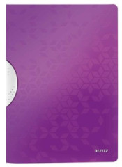 Rchloviaza s klipom, PP, A4, LEITZ "Wow ColorClip", fialov