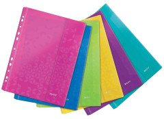 Euroobal, A4, 200 mikrnov, LEITZ "Wow", mix farieb