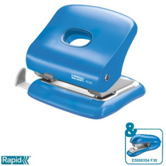 Dierovaka, vekokapacitn, 30 listov, RAPID "FC30", iv modr