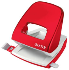 Dierovaka, dvojdierov, 30 listov, LEITZ "Nexxt Wow", erven