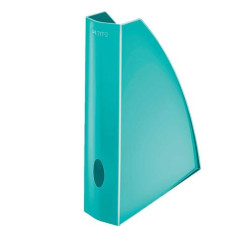 Zaklada, plastov, 60 mm, LEITZ "Wow", adovo modr
