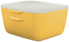 Zsuvkov box, plastov, 2 zsuvky, LEITZ "Cosy", tepl lt