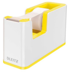 Dispenzor na lepiacu psku, stolov, naplnen, LEITZ "Wow", biela-lt