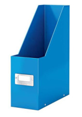 Zaklada, PP/kartn, 95 mm, LEITZ "Click&Store", modr
