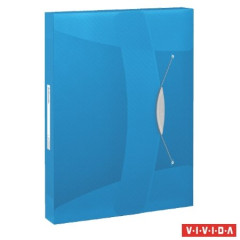 Doska s gumikou, 40 mm, PP, A4, ESSELTE "Vivida Jumbo", Vivida modr