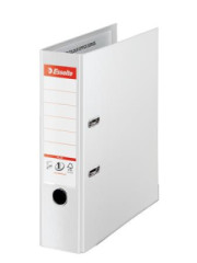 Pkov ann, 80 mm, A4, PP/PP, s ochrannm spodnm kovanm, ESSELTE "Standard Plus",  Vivida biely