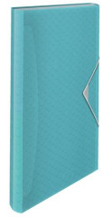 Harmonikov doska, A4, PP, 6 priehradiek, ESSELTE "Colour`Breeze", modr