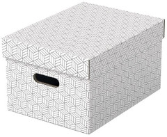 lon box, ve. M, ESSELTE "Home", biely