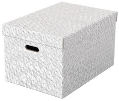 lon box, ve. L, ESSELTE "Home", biely