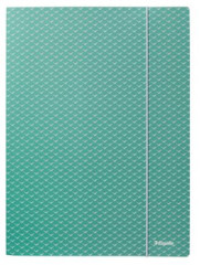 Doska s gumikou, kartnov, A4, ESSELTE "Colour`Breeze", zelen