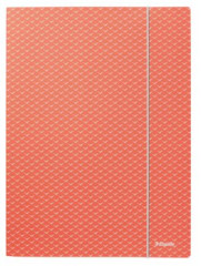 Doska s gumikou, kartnov, A4, ESSELTE "Colour`Breeze", koralov