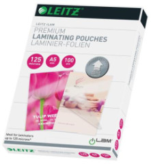 Laminovacia flia, 125 mikr., A5, leskl, UDT technolgia, LEITZ "iLam"