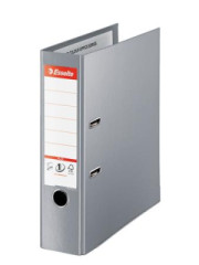Pkov ann, 80 mm, A4, PP/PP, s ochrannm spodnm kovanm, ESSELTE "Standard Plus", siv