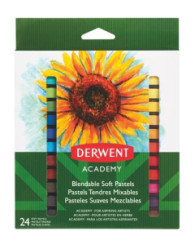Pastelov kriedy, DERWENT "Academy", 24 rznych farieb