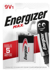 Batria, 9V, 1 ks, ENERGIZER "Max"