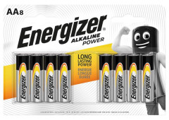 Batria, AA tukov, 8 ks, ENERGIZER "Alkaline Power"