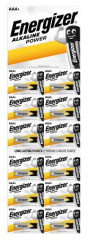 Batrie, AAA mikro, 12 ks, po jednom trhaten, ENERGIZER "Alkaline Power Kartella"
