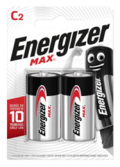 Batria, C baby, 2 ks, ENERGIZER "Max"