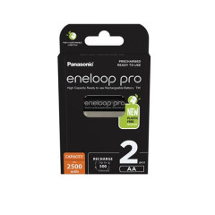 Nabjacia batria, AA tukov, 2x2500 mAh Ni-MH, PANASONIC "Eneloop Pro"