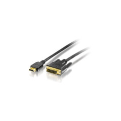HDMI-DVI-D kbel, pozlten, 2 m, EQUIP