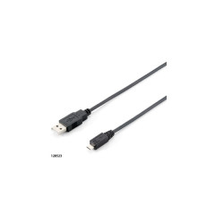 USB kbel 2.0, USB-A / USB MicroB, 1,8 m, EQUIP