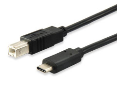 Prevodn kbel, USB-C-USB-B 2.0, 1m, EQUIP