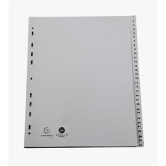 Register, plastov, A4+, 1-31, EXACOMPTA, siv