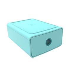 Box na dokumenty, plast, 1 zsuvka, EXACOMPTA "Skandi", adov modr