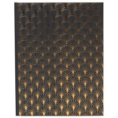 Nvtevn kniha, 27x22 cm, 50 listov, EXACOMPTA "Neo Deco", ierna